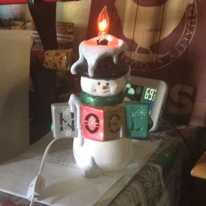 Ceramic snowman Handmade